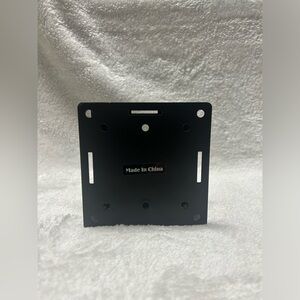 black Adjustable Alloy Steel metal Small Device Wall Mounted Bracket mount